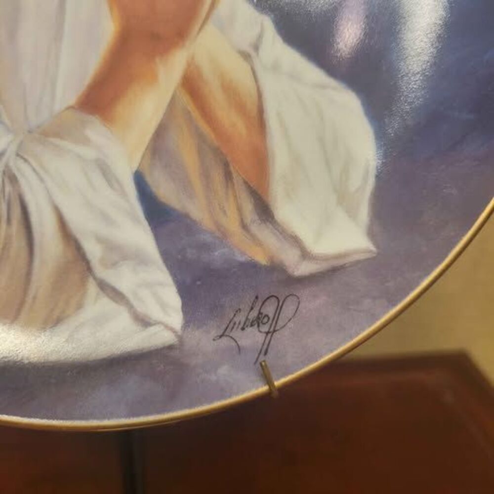 Hour of Prayer - Jesus Christ Wall Plate - Picture 3 of 6